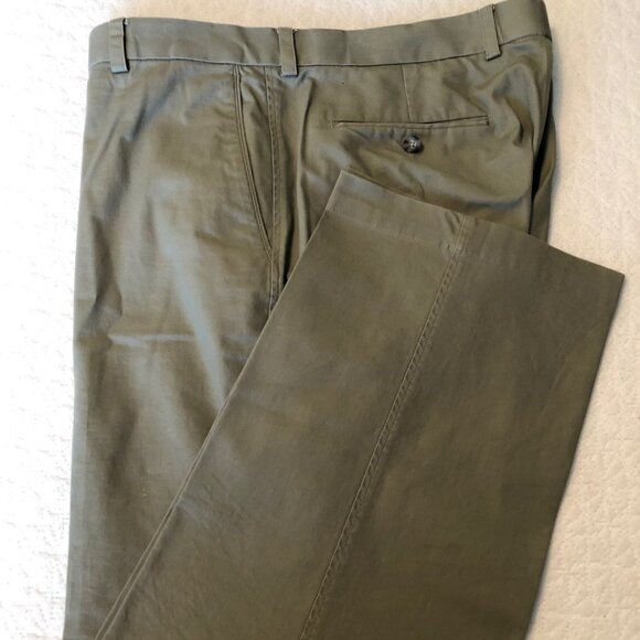 Oxford Stretch Golf Pants  38 x 30 Lt Green Polyester Spandex  Comfortable - Picture 1 of 4